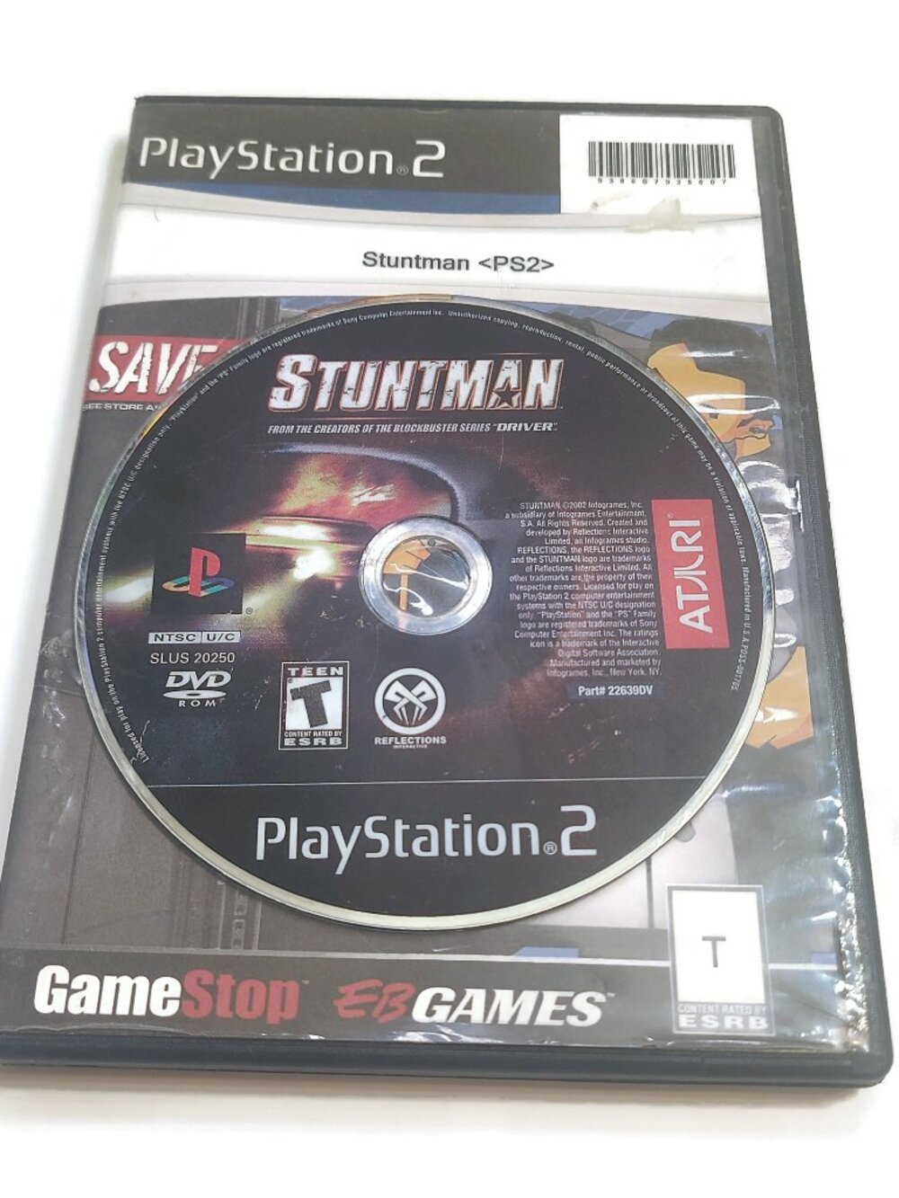 Stuntman (Sony PlayStation 2, PS2) | Generic Gamestop EB Games Case - No Manual